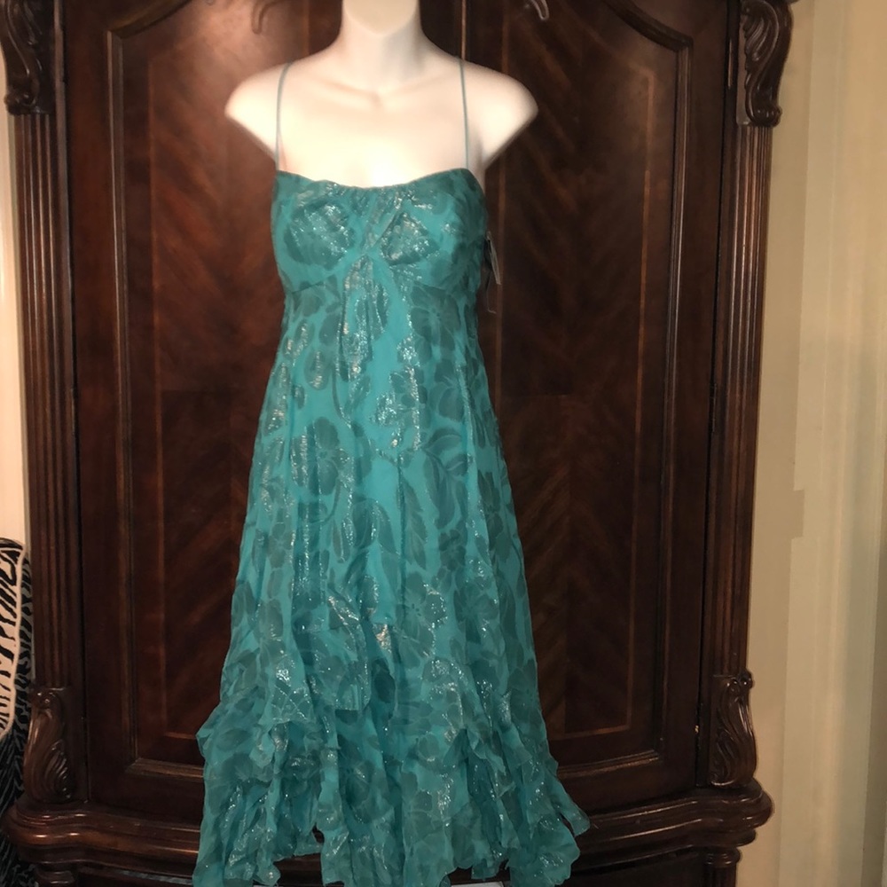 Teal Nicole Miller Dress
